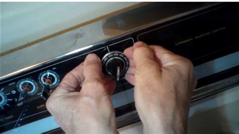 how to calibrate ge gas oven temperature